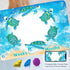 Turtle Milestone Blanket Blue Sea Life Baby Blanket Beach Newborn Gift with Week Months Swaddling Bag 48x40in BTLSFH127...